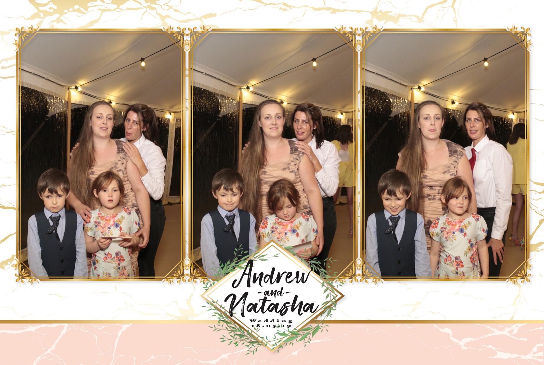 Andrew & Natasha's Wedding  | View more photos from the event at gallery.myphotoboothexperience.co.uk/u/MyPhotoBoothExperienceLtd/Andrew-Natashas-Wedding